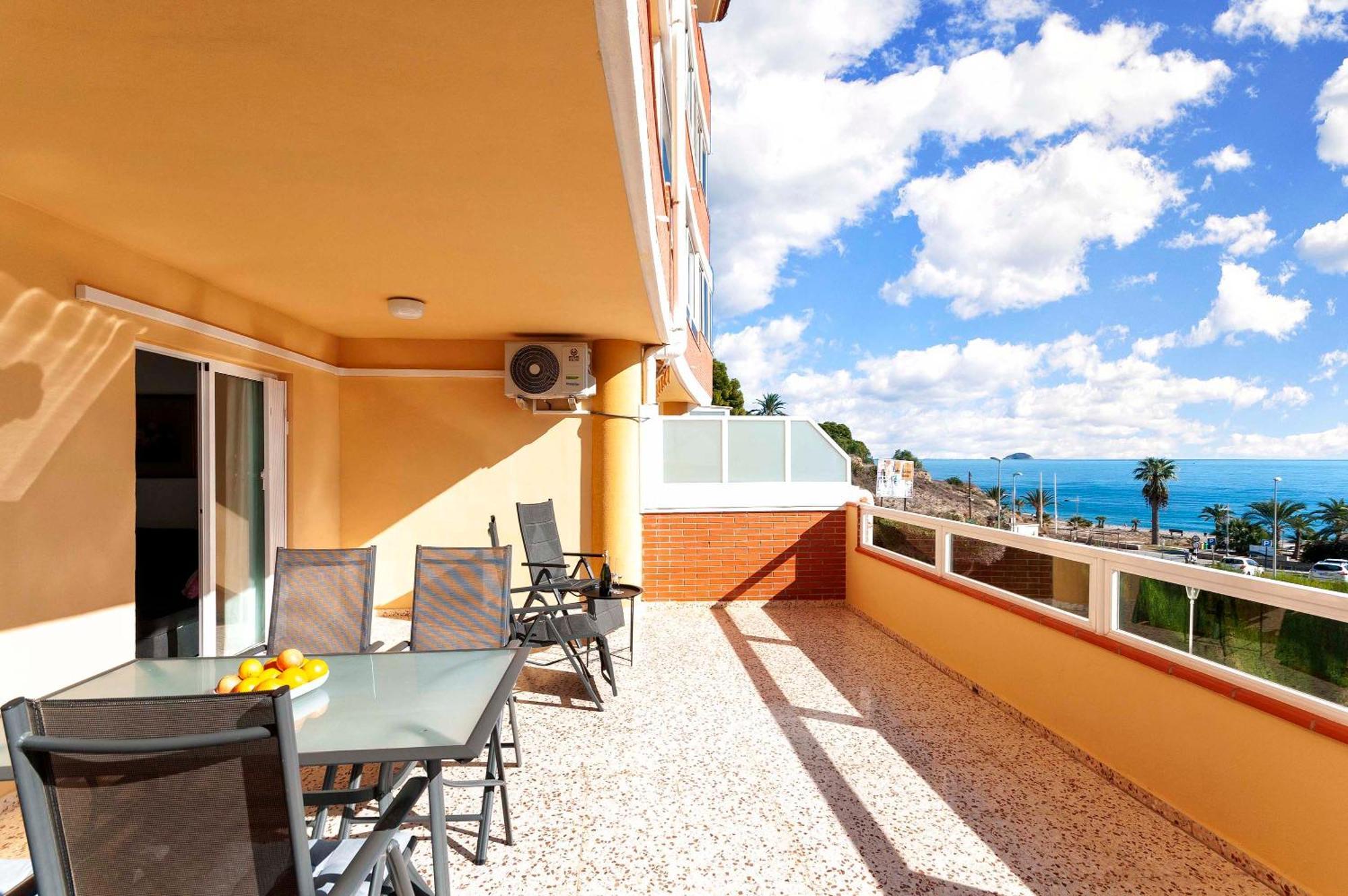 Primera Linea, Gran Terraza, Maravillosas Vistas, Alto Standing Villajoyosa Eksteriør bilde